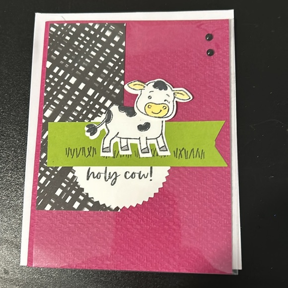 Bundle of 5!Handmade cards You will receive with envelopes and plastic covers. - Picture 2 of 16